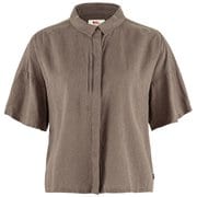 オビック ヘンプキャンプシャツ ショートスリーブ レディース シャツ Suede Brown(244) Sサイズ 14600200