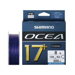 PEライン オシア 17+ 300m LD-A71Y 8号 （139lb/63.1kg） SWコンセプトネイビー LD-A71Y