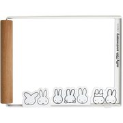 miffy ミッフィー 【70周年限定デザイン】 ふきんハンガー 折り畳んでコンパクトに収納 すべり止め付き 幅30×高さ22×奥行3cm