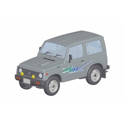 楽プラ スナップキット No.18-CG 1/32 スズキ JA11 ジムニー チャコールグレーメタリック [組立式プラスチックモデル]