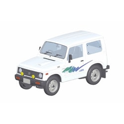 楽プラ スナップキット No.18-SW 1/32 スズキ JA11 ジムニー スペリアホワイト [組立式プラスチックモデル]