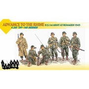 DR6271 1/35 WW.II アメリカ第1軍兵士 フィギュア6体セット ライン川 レマゲン鉄橋 1945 [組立式プラスチックモデル]