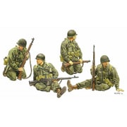 DR6378 1/35 WW.II アメリカ軍 戦車跨乗兵 フィギュア4体セット Gen2 1944-45 [組立式プラスチックモデル]