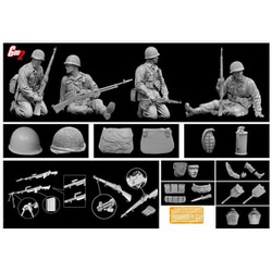 ドラゴンモデルズ製　米陸軍第4歩兵師団バズーカチーム2体セット(箱無し訳あり品) ドラゴンモデルズ製 米陸軍第4歩兵師団バズーカチーム2体セット