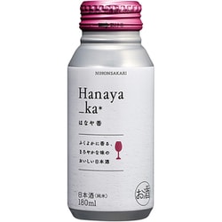 はなや香 純米酒（ボトル缶） 15～16度 180ml [日本酒]