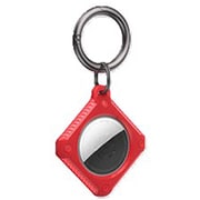 シリコンカバーキーホルダー型タグホルダー for Loshall Tag （AirTag対応） レッド TGKS-RD