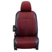 シートカバー 全席セット プリウス クロス ブラック×レッド 12WTB1222KA