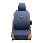 シートカバー 全席セット プリウス ジーンズ ヴィンテージ ネイビー×ヴィンテージ キャメル 19ETB1222BE