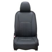 シートカバー 全席セット プリウス アクセント ブラック×ホワイトステッチ 47ETB1222KW