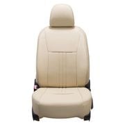 シートカバー 全席セット プリウス アクセント アイボリー×ブラウンステッチ 47ETB1222VN