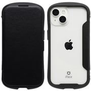 iPhone 15/14/13用 iFace Reflection ダイアリー ポリカーボネート クリアケース ブラック 41-983515