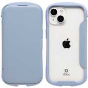 iPhone 15/14/13用 iFace Reflection ダイアリー ポリカーボネート クリアケース ペールブルー 41-983539