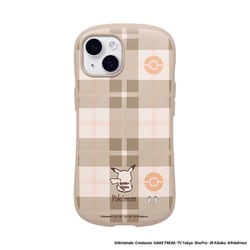 iPhone 14用 iFace First Classケース ポケットモンスター チェック・ベージュ 41-984147