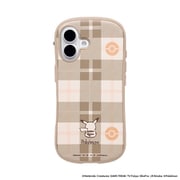 iPhone 16用 iFace First Class MagSynq ケース ポケットモンスター チェック・ベージュ 41-984208
