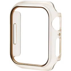 Apple Watch 41mm クリアカラーハードフレーム ゴールド・グレージュ 669-985083