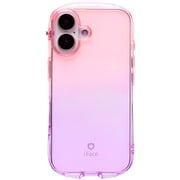 iPhone 16用 iFace Look in Clear Lollyケース ピーチ・ヴァイオレット 41-986110