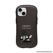 iPhone 15/14/13用 iFace First Class MagSynq KUSUMI ケース PEANUTS(ピーナッツ) くすみブラック ブラスター 41-986509