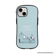 iPhone 15/14/13用 iFace First Class MagSynq KUSUMI ケース PEANUTS(ピーナッツ) くすみブルー ソファ 41-986523