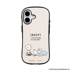 iPhone 16用 iFace First Class MagSynq KUSUMI ケース PEANUTS（ピーナッツ） くすみホワイト スリーピング 41-986561