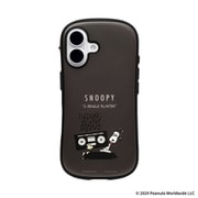 iPhone 16用 iFace First Class MagSynq KUSUMI ケース PEANUTS(ピーナッツ) くすみブラック ブラスター 41-986578