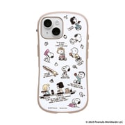 iPhone 15/14/13用 iFace First Class Cafe MagSynqケース PEANUTS(ピーナッツ) MUNCH・TIME・総柄 41-986646
