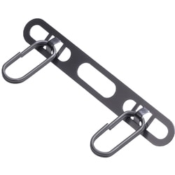 iFace Hang and ストラップホルダー ダブルリング ガンメタル 41-987070