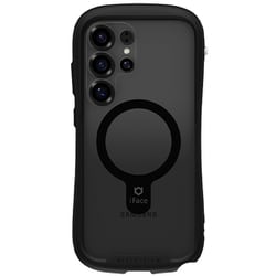 Galaxy S25 Ultra用 iFace Reflection MagSynq 強化ガラスクリアケース ブラック 41-987346