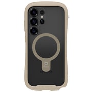 Galaxy S25 Ultra用 iFace Reflection MagSynq 強化ガラスクリアケース ベージュ 41-987353
