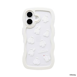 iPhone 16用 うねうねケース ディズニーキャラクター ホワイト/ベイマックス 661-989081