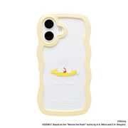iPhone 16用 うねうねケース ディズニーキャラクター イエロー/くまのプーさん/はちみつ 661-989098