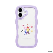 iPhone 16用 うねうねケース ディズニーキャラクター ラベンダー/ジュディ&ニック 661-989128