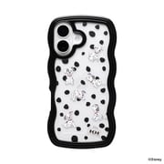 iPhone 16用 うねうねケース ディズニーキャラクター ブラック/101匹わんちゃん 661-989142