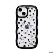 iPhone 15/14/13用 うねうねケース ディズニーキャラクター ブラック/101匹わんちゃん 661-989074