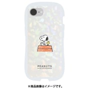 iPhone 16e用 クリスタルケース PEANUTS スヌーピー ドッグハウス SNGG-124A