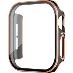 AppleWatch 42mm ガラスフィルムケース WAC-02GBK42 GD/BK