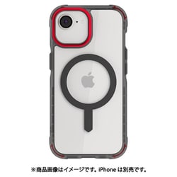 iPhone 16e用 ゴーステック 耐衝撃クリアケース コバート スモーク GHOCAS4152