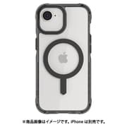 iPhone 16e用 ゴーステック 耐衝撃クリアケース コバート スモークマット GHOCAS4153