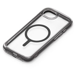 iPhone 16e用 マグネットアクセサリー対応 エアクッションケース グラファイト PG-25KMA01BK