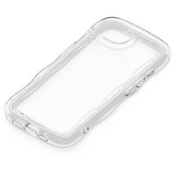 iPhone 16e用 ウェーブ エアクッションケース クリア PG-25KAR11CL