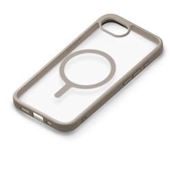 iPhone 16e用 マグネットアクセサリー対応 ハイブリッドケース マットベージュ PG-25KMH04BE