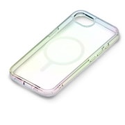 iPhone 16e用 マグネットアクセサリー対応 ハイブリッドケース オーロラ PG-25KMH08AR