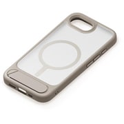 iPhone 16e用 マグネットアクセサリー対応 スタンド付ハイブリッドケース マットベージュ PG-25KMH10BE