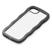 iPhone 16e用 ウェーブケース ブラック PG-25KWPT02BK