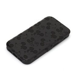 iPhone 16e用 ガラスフリップケース ミッキーマウス PG-D25KGF01MKY