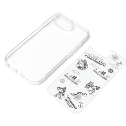 iPhone 16e用 クリアハイブリッドケース ミッキーマウス PG-D25KPT01MKY