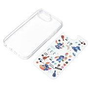 iPhone 16e用 クリアハイブリッドケース スティッチ PG-D25KPT03STI