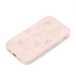 iPhone 16e用 ガラスフリップケース トムとジェリー/B PG-W25KGF02TAJ
