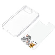 iPhone 16e用 クリアハイブリッドケース トムとジェリー/B PG-W25KPT02TAJ