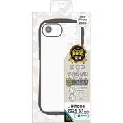 iPhone 16e用 ケース Puffull 耐衝撃 バンパー ハイブリッドケース/ブラック RT-P50CMD1/B