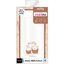 iPhone 16e用 ケース ミッフィー/耐衝撃 バンパー ハイブリッドケース Charaful/ミッフィーとボリス RT-BP50UC/MF2M